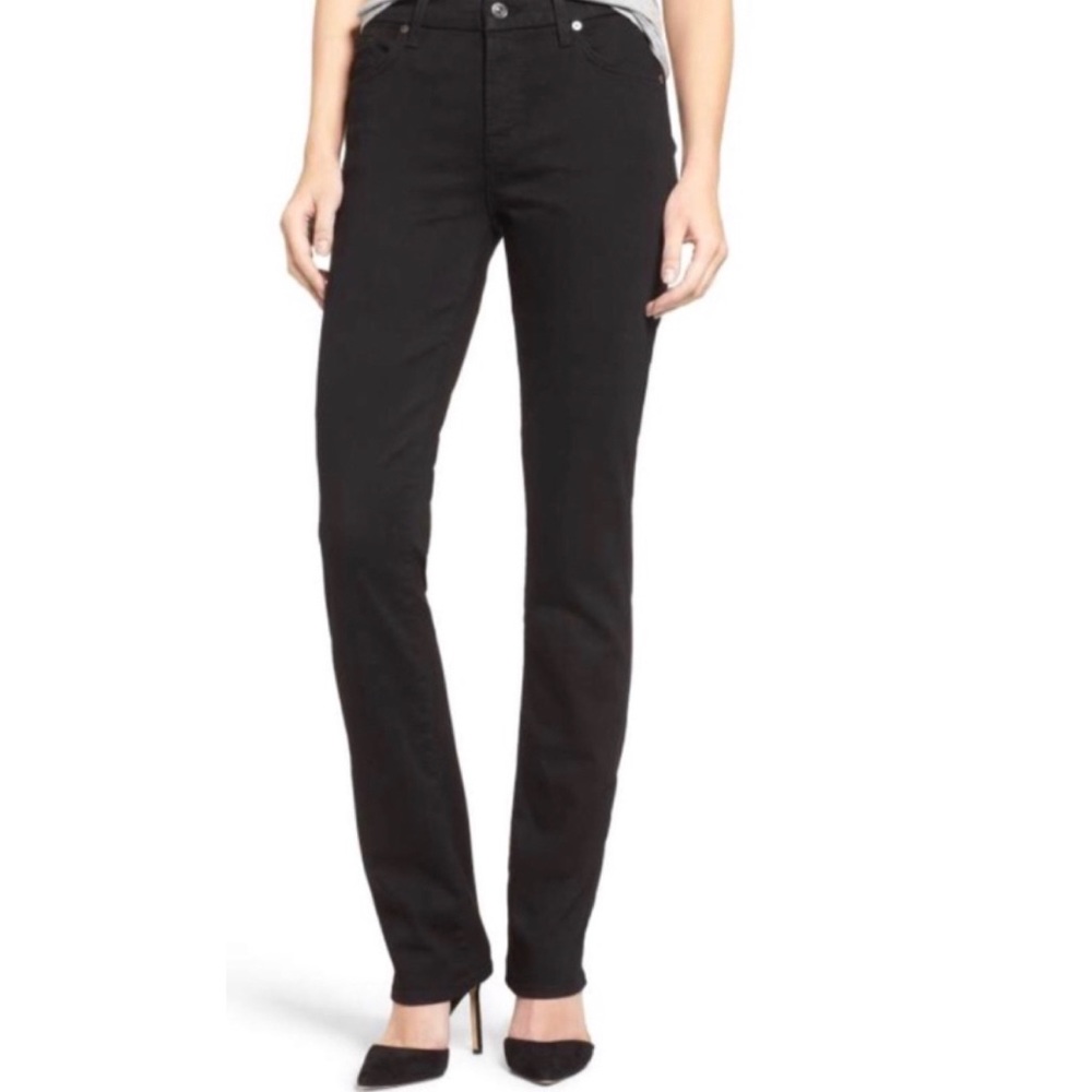 7 for All Mankind Black Roxanne Straight-leg Jeans - Size 31/12 NWOT